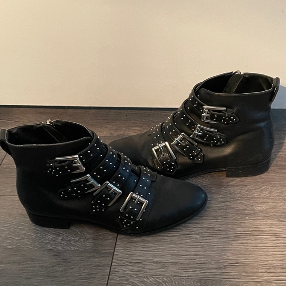 Rebecca Minkoff Buckled Ankle Boots - Picture 3 of 7